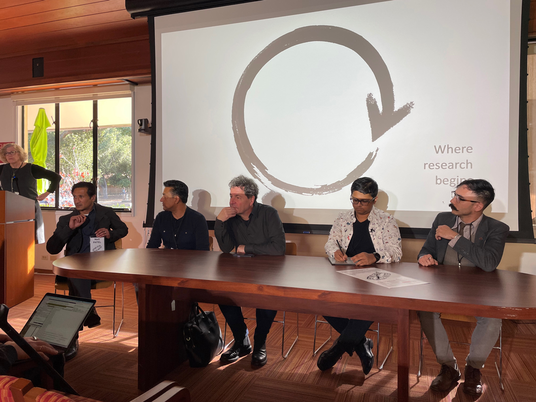 Post-Presentation Q&A Panel (L-R): Neil Patel, Anshuman Pandey, Johannes Bergerhausen, Manish Goregaokar, Ben Joeng. Photo by John D. Berry.